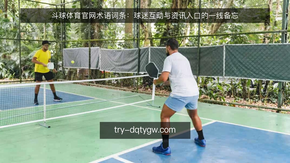 斗球体育官网术语词条:球迷互动与资讯入口的一线备忘