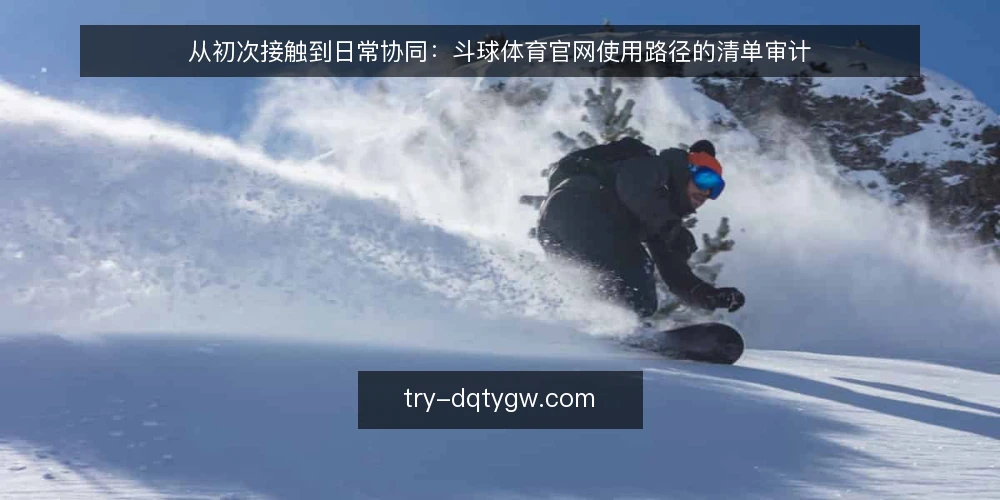 从初次接触到日常协同:斗球体育官网使用路径的清单审计 — 为什么现在值得做一次路径审计 配图