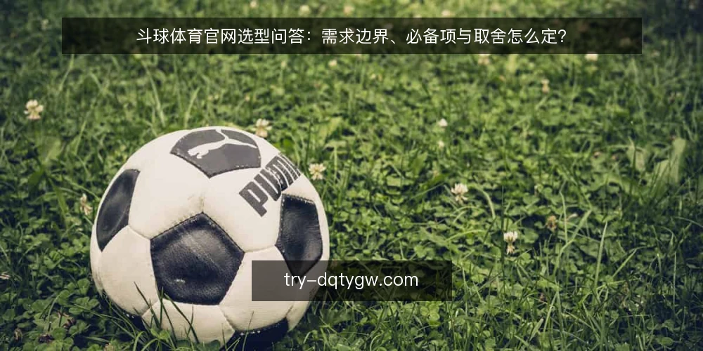 斗球体育官网选型问答：需求边界、必备项与取舍怎么定？ — 先把需求说清楚：斗球体育官网要解决什么问题？ 配图